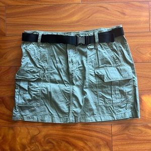 Army mini skirt